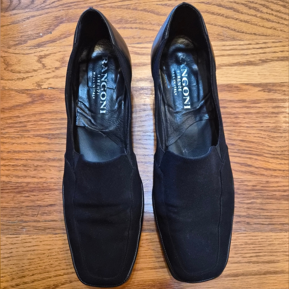 Rangoni Black Block Heels